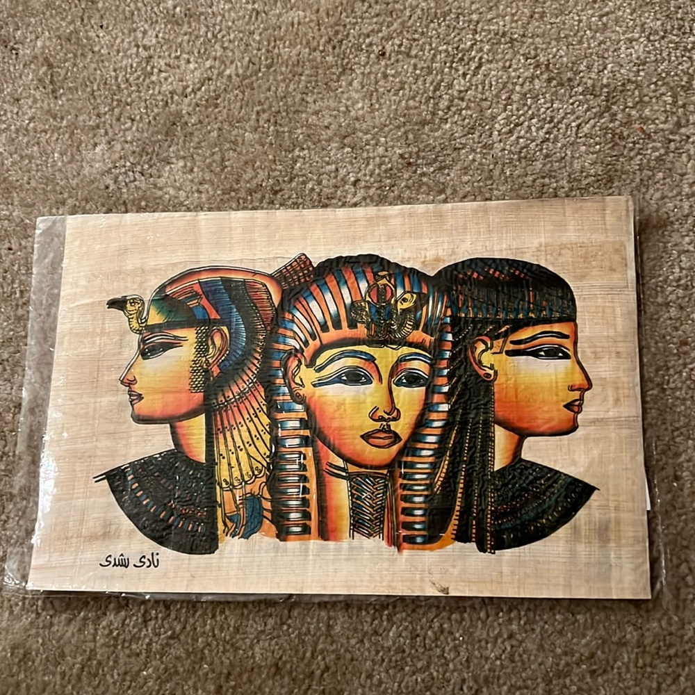 Egyptian papyrus art. Made in Egypt!